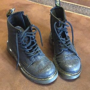 Dr. Martens Sparkly Black Boots
